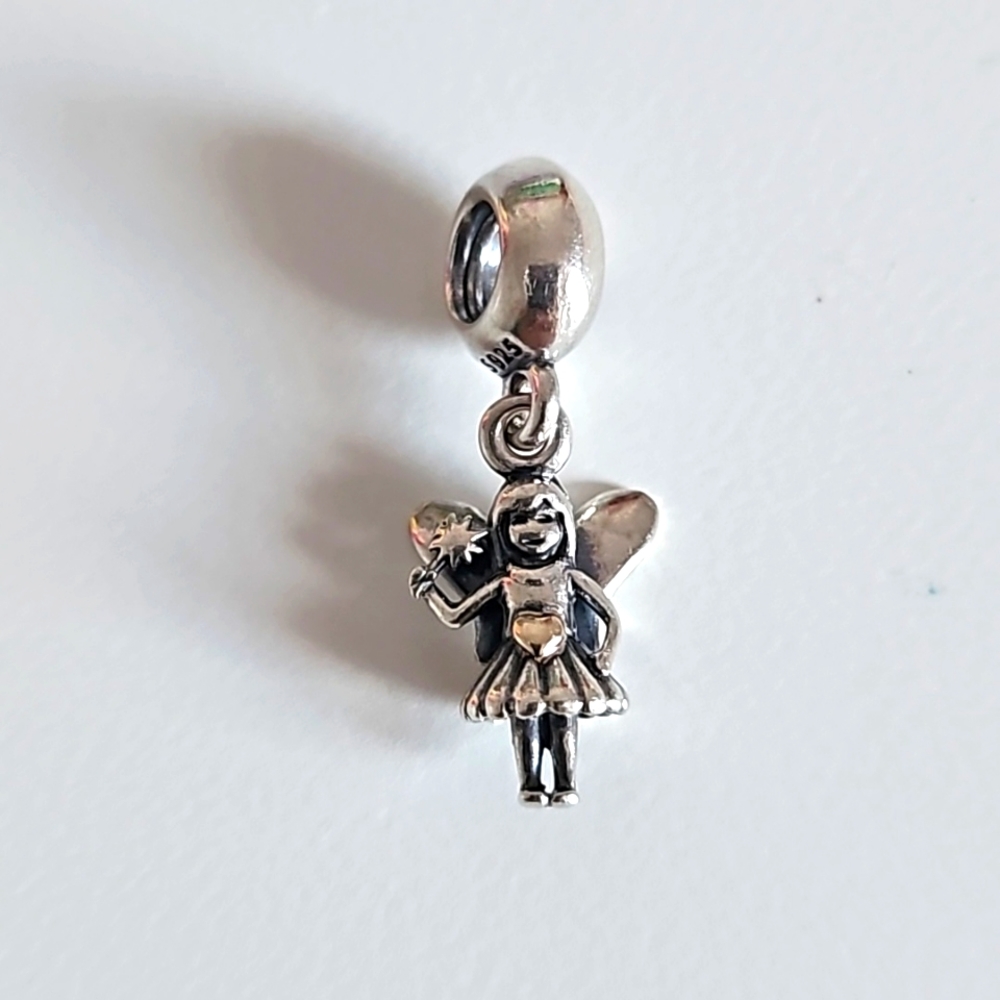 Pandora Fiary 14k Heart Charm/ Pendant
